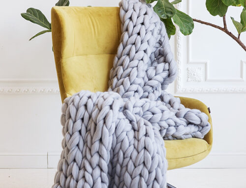 Large Loop Knit Blanket